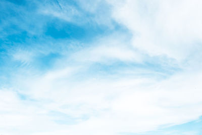 Low angle view of clouds in sky