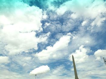 Low angle view of clouds in sky