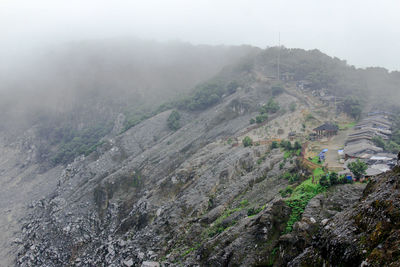 High angle view of landscape