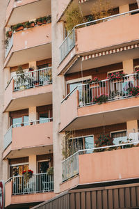 Low angle view of building in city