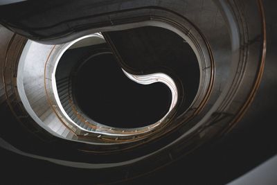 Close-up of spiral staircase