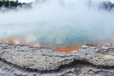 Wai o tapu , a popular place for tourist in new zealand.
