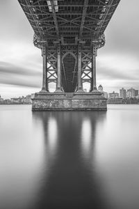 View of eiffel tower against cloudy sky