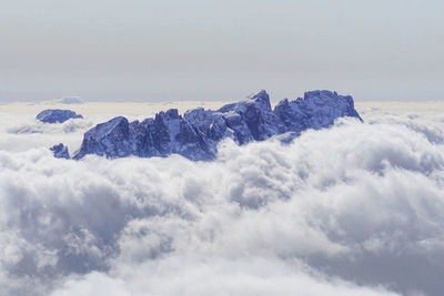 Amazing view from the top of marmolada 3343mt