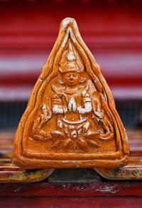 Close-up of buddha statue