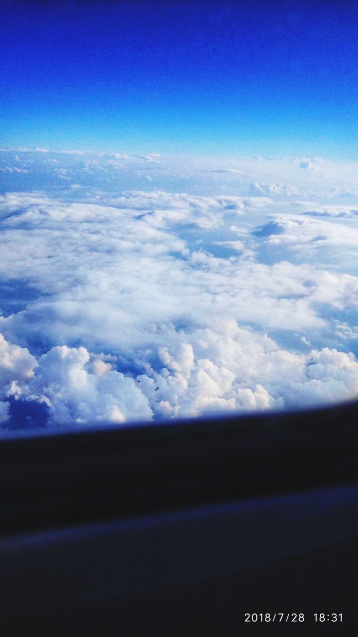 LOW ANGLE VIEW OF CLOUDSCAPE