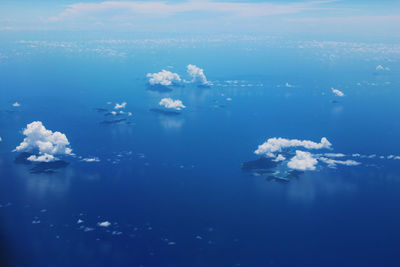 Aerial view of sea