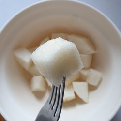 Close-up of food in plate