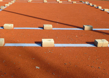 View of tennis court