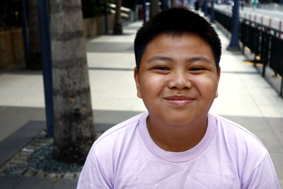 Portrait of smiling man