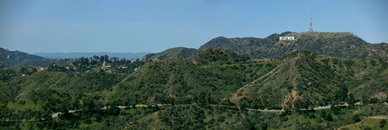 Hollywood hills panorama 