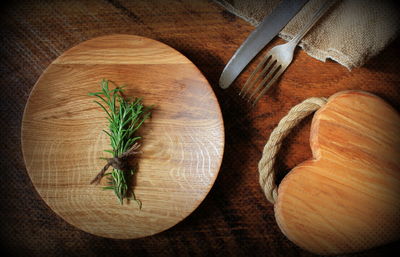 Directly above shot of vegetables on cutting board