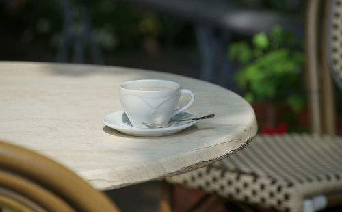 Tea on the garden table