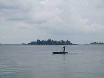 Boat in sea