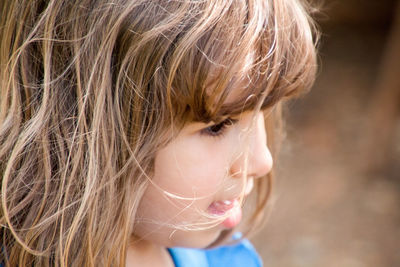 Close-up of girl