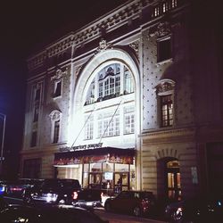 Low angle view of building in city