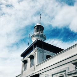 Low angle view of building against sky