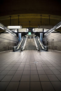 View of subway station