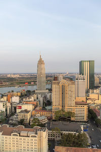 Cityscape against sky