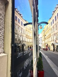 View of city street