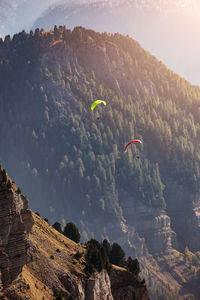 Scenic view of mountain against sky