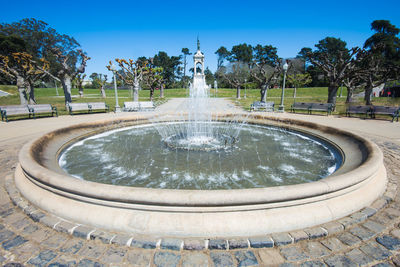 Fountain in park