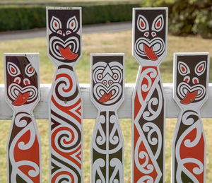 Close-up of multi colored painting