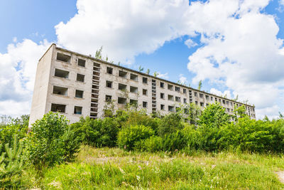 Abandoned secret soviet union military ghost town irbene in latvia