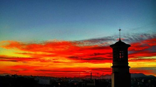 Dramatic sky at sunset