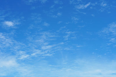 Low angle view of clouds in sky