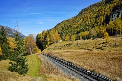 Railway down to switzerland 