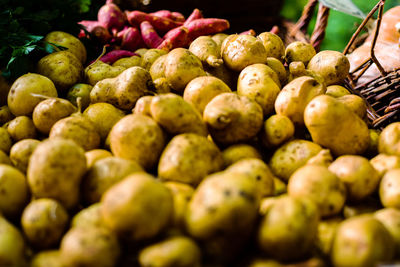 Potatoes at portland farmers market