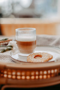 Close-up of food on table