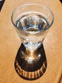 Close-up of water in glass