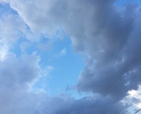 sky, cloud - sky, low angle view, cloudy, blue, beauty in nature, tranquility, scenics, nature, cloudscape, sky only, cloud, tranquil scene, backgrounds, weather, idyllic, full frame, outdoors, no people, day