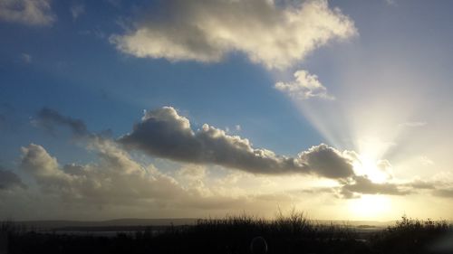 Low angle view of cloudscape against sky