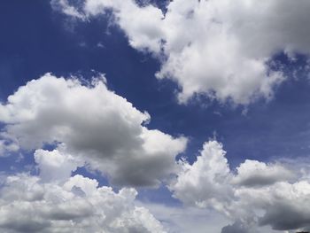 Low angle view of clouds in sky