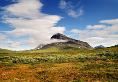 Scenic view of landscape against sky