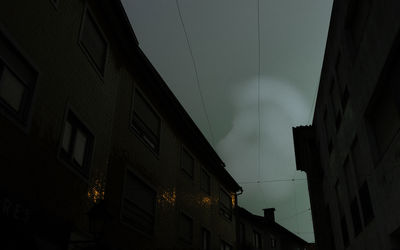 Low angle view of buildings against sky