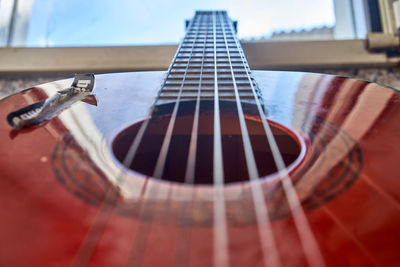 Close-up of guitar