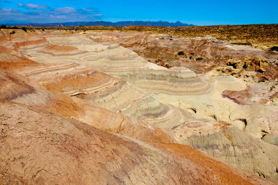 Rock formations in a desert