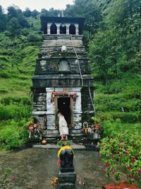 Lord shiva's temple in the mountains. 