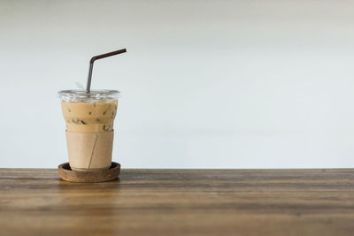 Close-up of coffee on table