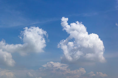 Low angle view of clouds in sky