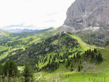 Scenic view of mountains