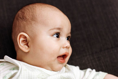 Portrait of cute baby girl