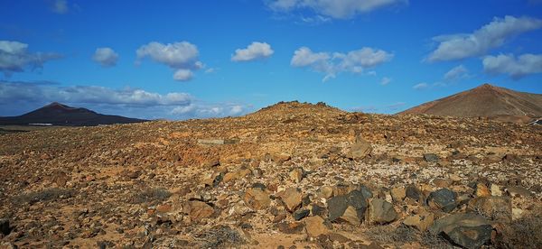 Panoramic view of landscape against sky