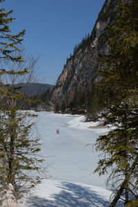 Lake braies is a small alpine lake located in val di braies at 1,496 metres above sea level. italy