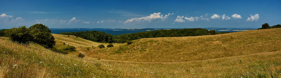 Panoramic view of landscape against sky