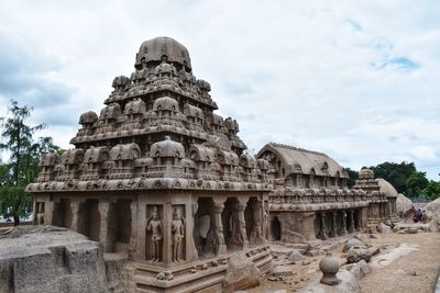 Old temple against sky